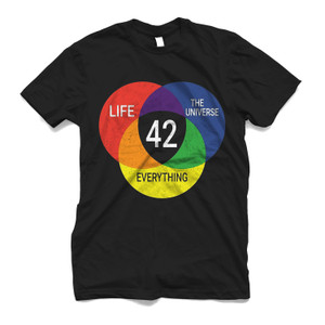 THE ANSWER TO EVERYTHING IS 42 3 Men's T-Shirt THE ANSWER TO EVERYTHING IS 42 3 Men's T-Shirt