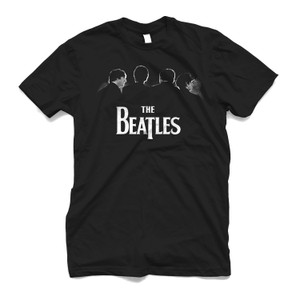 THE BEATLES BAND SILHOUETTE Men's T-Shirt THE BEATLES BAND SILHOUETTE Men's T-Shirt