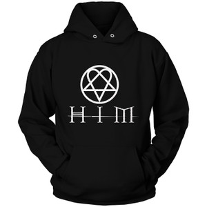 HIM HIM WHITE HEARTAGRAM Hoodie HIM HIM WHITE HEARTAGRAM Hoodie
