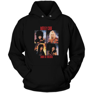 MOTLEY CRUE METAL BAND SHOUT AT THE DEVIL Hoodie