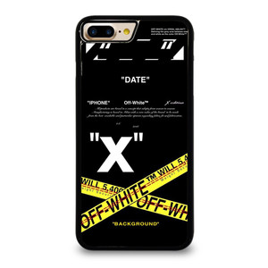 OFF WHITE X BACKGROUND iPhone 7 Plus Case