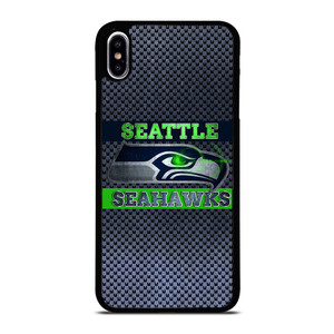SEATTLE SEAHAWKS METAL LOGO iPhone XS Max Case
