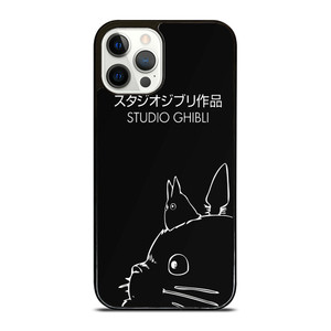 GHIBI STUDIO TOTORU SIMPLE BLACK iPhone 12 Pro Case