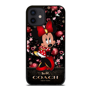 MINNIE MOUSE COACH FLOWERS iPhone 12 Mini Case
