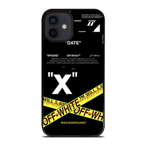 OFF WHITE X BACKGROUND iPhone 12 Mini Case