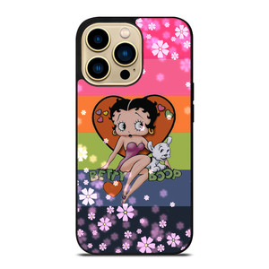 BETTY BOOP PINK FLOWER iPhone 14 Pro Max Case