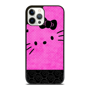HELLO KITTY PINK BLACK iPhone 12 Pro Case