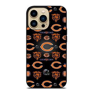 CHICAGO BEARS LOGO COLLAGE iPhone 14 Pro Max Case CHICAGO BEARS LOGO COLLAGE iPhone 14 Pro Max Case