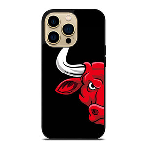 CHICAGO BULLS FACE LOGO iPhone 14 Pro Max Case CHICAGO BULLS FACE LOGO iPhone 14 Pro Max Case