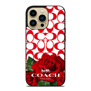 COACH NEW YORK FLOWER 4 iPhone 14 Pro Max Case COACH NEW YORK FLOWER 4 iPhone 14 Pro Max Case