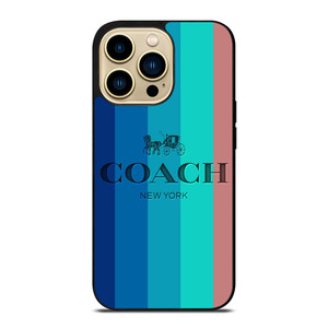 COACH NEW YORK STRIPES iPhone 14 Pro Max Case
