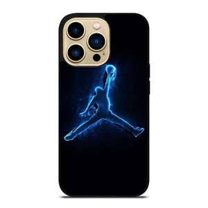COOL AIR JORDAN LOGO BLUE iPhone 14 Pro Max Case