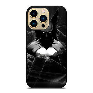 CRACKED OUT GLASS BATMAN THE DARK KNIGHT 3 iPhone 14 Pro Max Case
