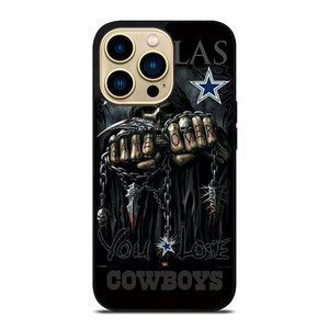 DALLAS COWBOYS SKULL iPhone 14 Pro Max Case DALLAS COWBOYS SKULL iPhone 14 Pro Max Case