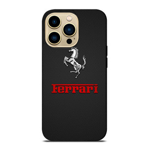 FERRARI LOGO RED CARBON iPhone 14 Pro Max Case FERRARI LOGO RED CARBON iPhone 14 Pro Max Case