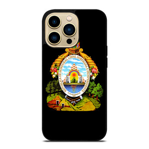 HONDURAS SYMBOL COAT OF ARMS iPhone 14 Pro Max Case