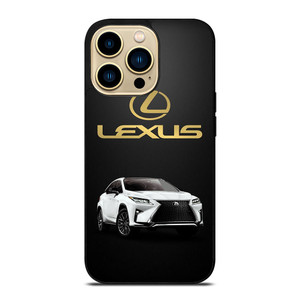 LEXUS WHITE CAR GOLD LOGO iPhone 14 Pro Max Case LEXUS WHITE CAR GOLD LOGO iPhone 14 Pro Max Case