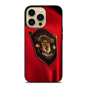MANCHESTER UNITED LOGO JERSEY iPhone 14 Pro Max Case