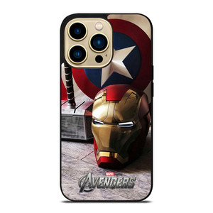 MARVEL AVENGER TEAM CAPTAIN AMERICA IRONMAN THOR iPhone 14 Pro Max Case