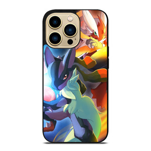 MEGA BLAZIKEN VS MEGA LUCARIO iPhone 14 Pro Max Case
