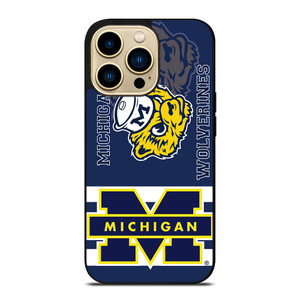 MICHIGAN WOLVERINES 6 iPhone 14 Pro Max Case MICHIGAN WOLVERINES 6 iPhone 14 Pro Max Case