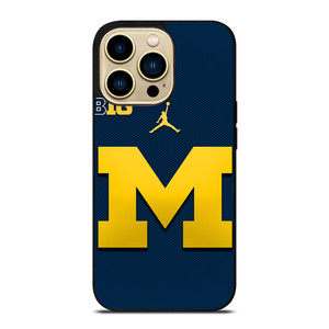 MICHIGAN WOLVERINES BLUE LOGO iPhone 14 Pro Max Case MICHIGAN WOLVERINES BLUE LOGO iPhone 14 Pro Max Case
