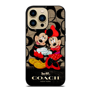 MICKEY MINNIE MOUSE COACH iPhone 14 Pro Max Case