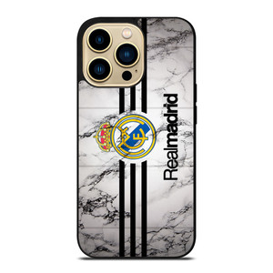 NEW REAL MADRID MARBLE LOGO iPhone 14 Pro Max Case