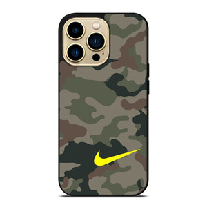 NIKE LOGO CAMO ARMY iPhone 14 Pro Max Case NIKE LOGO CAMO ARMY iPhone 14 Pro Max Case