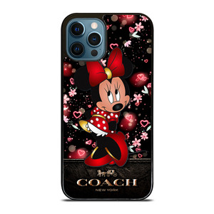 MINNIE MOUSE COACH FLOWERS iPhone 12 Pro Max Case