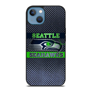 SEATTLE SEAHAWKS METAL LOGO iPhone 13 Case