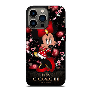 MINNIE MOUSE COACH FLOWERS iPhone 13 Pro Case