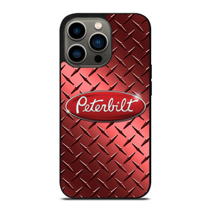 PETERBILT LOGO RED METAL iPhone 13 Pro Case