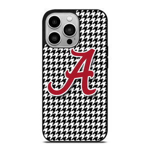 ALABAMA HOUNDSTOOTH CRIMSON TIDE iPhone 14 Pro Case