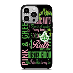 Alpha Kappa Alpha iPhone 14 Pro Case Alpha Kappa Alpha iPhone 14 Pro Case