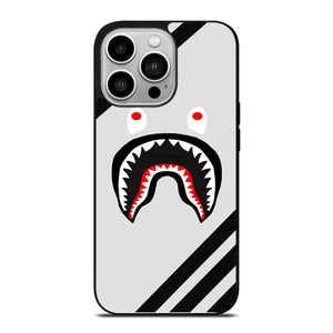 BAPE SHARK ADIDAS STRIPE iPhone 14 Pro Case BAPE SHARK ADIDAS STRIPE iPhone 14 Pro Case