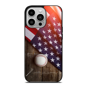 BASEBALL BALL AND FLAG iPhone 14 Pro Case BASEBALL BALL AND FLAG iPhone 14 Pro Case