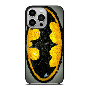 Batman Logo Black Yellow 2 iPhone 14 Pro Case Batman Logo Black Yellow 2 iPhone 14 Pro Case