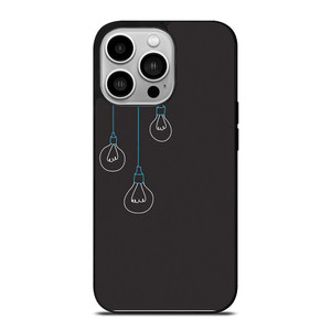 BLACK LIGHT BULBS MINIMALISTIC iPhone 14 Pro Case