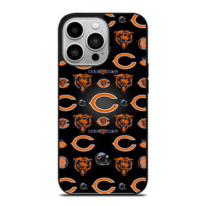 CHICAGO BEARS LOGO COLLAGE iPhone 14 Pro Case CHICAGO BEARS LOGO COLLAGE iPhone 14 Pro Case