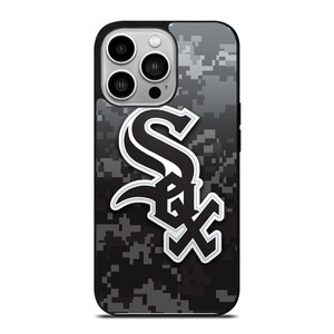 CHICAGO WHITE SOX CAMO LOGO iPhone 14 Pro Case CHICAGO WHITE SOX CAMO LOGO iPhone 14 Pro Case