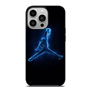 COOL AIR JORDAN LOGO BLUE iPhone 14 Pro Case