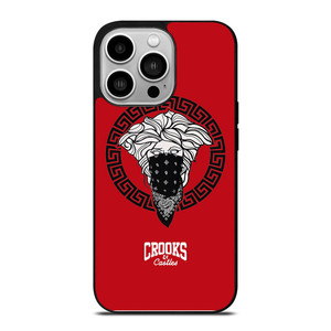 CROOK AND CASTLES BANDANA RED iPhone 14 Pro Case CROOK AND CASTLES BANDANA RED iPhone 14 Pro Case