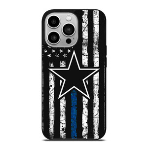 DALLAS COWBOYS THIN BLUE iPhone 14 Pro Case DALLAS COWBOYS THIN BLUE iPhone 14 Pro Case