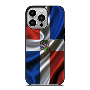DOMINICAN REPUBLIC FLAG iPhone 14 Pro Case DOMINICAN REPUBLIC FLAG iPhone 14 Pro Case