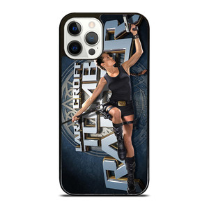 LARA CROFT TOMB RAIDER iPhone XR Plastic Black iPhone 12 Pro Case