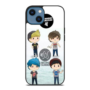 5 SECONDS OF SUMMER 5SOS CARTOON iPhone 14 Case
