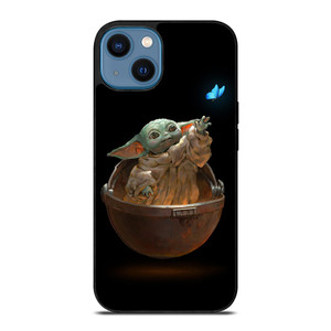 BABY YODA BUTTERFLY STAR WARS iPhone 14 Case BABY YODA BUTTERFLY STAR WARS iPhone 14 Case