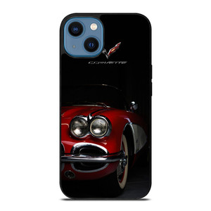CHEVROLET CHORVETTE 1957 SPEEDFUILIE iPhone 14 Case CHEVROLET CHORVETTE 1957 SPEEDFUILIE iPhone 14 Case