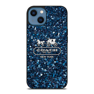 COACH NEW YORK BLUE STONE iPhone 14 Case